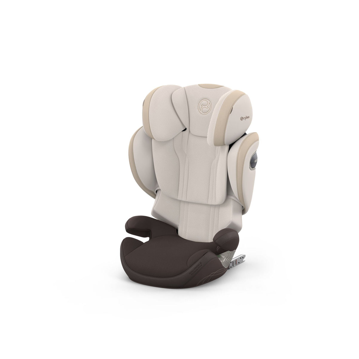 CYBEX Solution S Style Amber Brown – Ansicht schräg von vorne