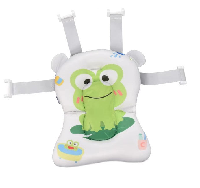 Universelles Baby Badewannen-Kissen weich Frosch