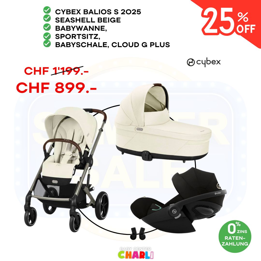 Cybex Balios S Lux Bundle 3in1 Seashell Beige