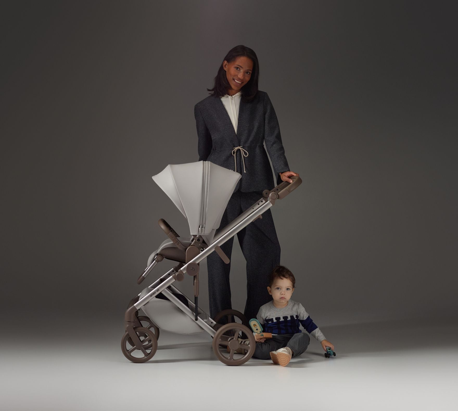 Anex Eli Grey 4in1 Bundle Set inkl Babyschale & Isofix 360°