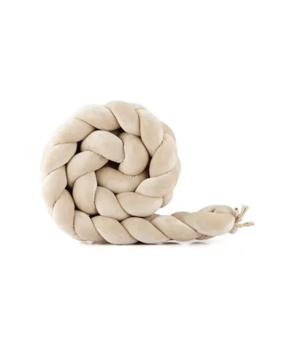 Bettschlange 210 cm Velours – Beige
