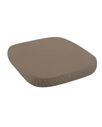 Spannbettlaken aus Baumwolle 73x73 cm – Taupe