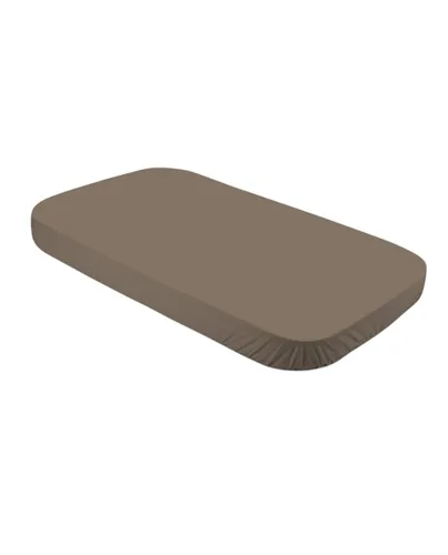 Spannbettlaken aus Baumwolle 124x73 cm – Taupe