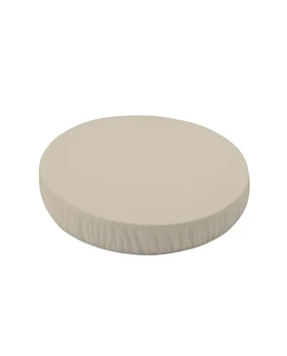 Spannbettlaken aus Baumwolle 73x73 cm – Oval Beige