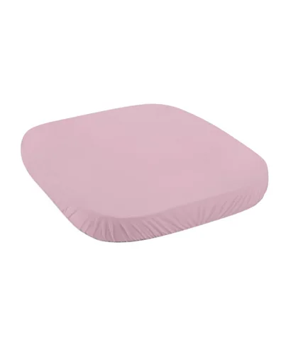 Spannbettlaken aus Baumwolle 73x73 cm – Hellrosa