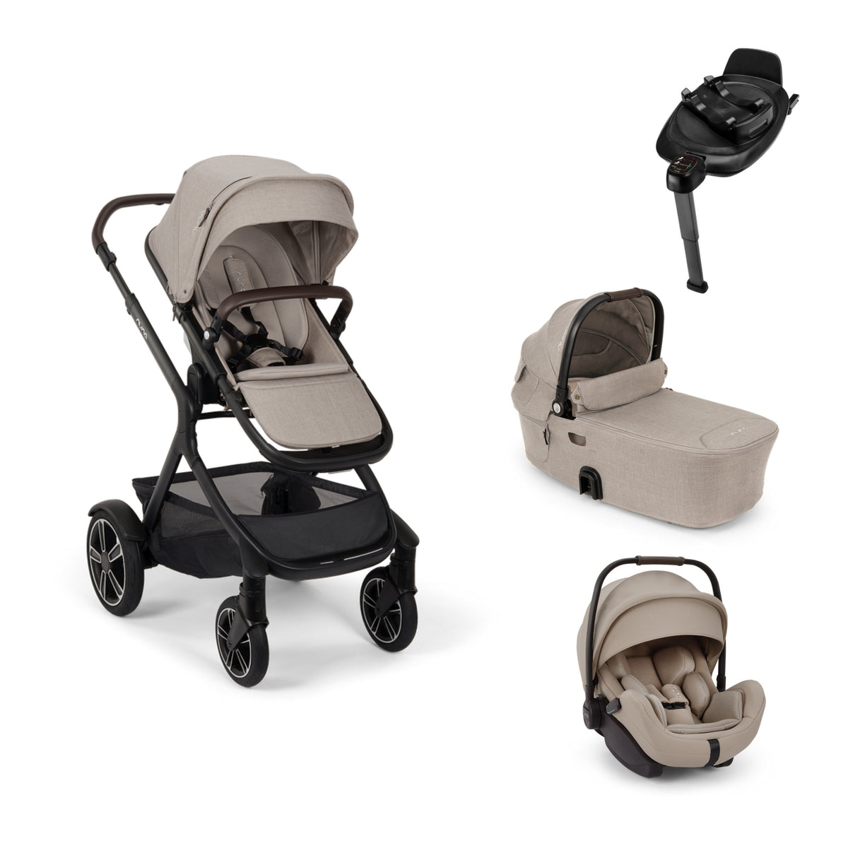 Nuna DEMI next Chateau 4in1 Bundle inkl. Babywanne, ARRA flex & BASE next