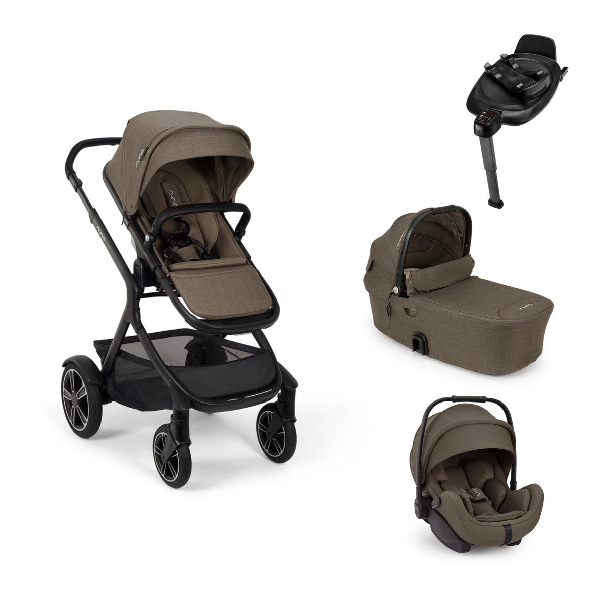 Nuna DEMI next Pistachio 4in1 Bundle inkl. Babywanne, ARRA flex & BASE next