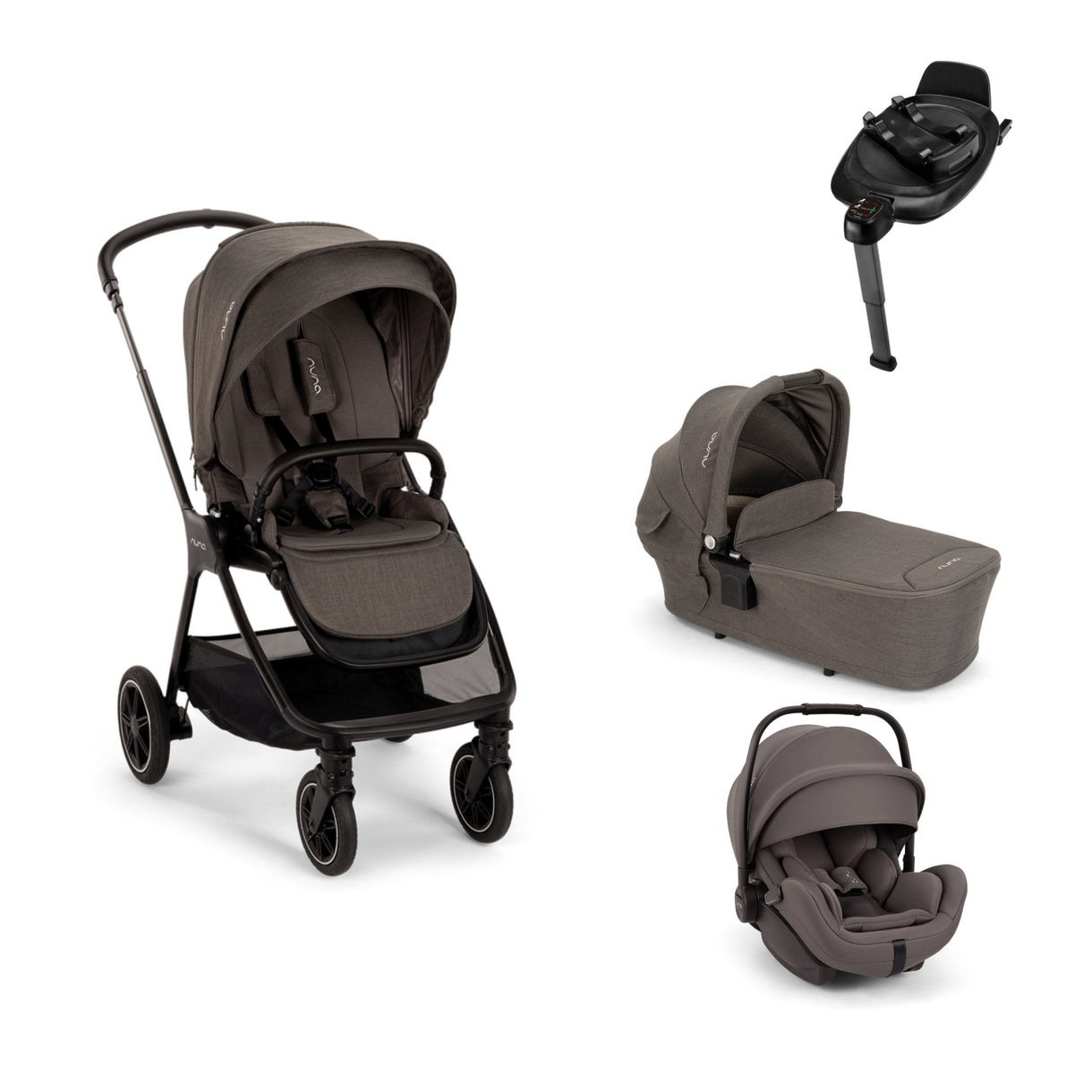 Nuna TRIV next Thunder 4in1 Bundle inkl. LYTL Babywanne, ARRA flex & BASE next