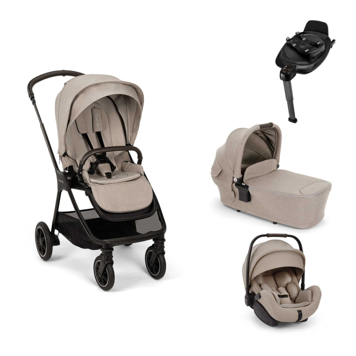 Nuna TRIV next Chateau 4in1 Bundle inkl. LYTL Babywanne, ARRA flex & BASE next