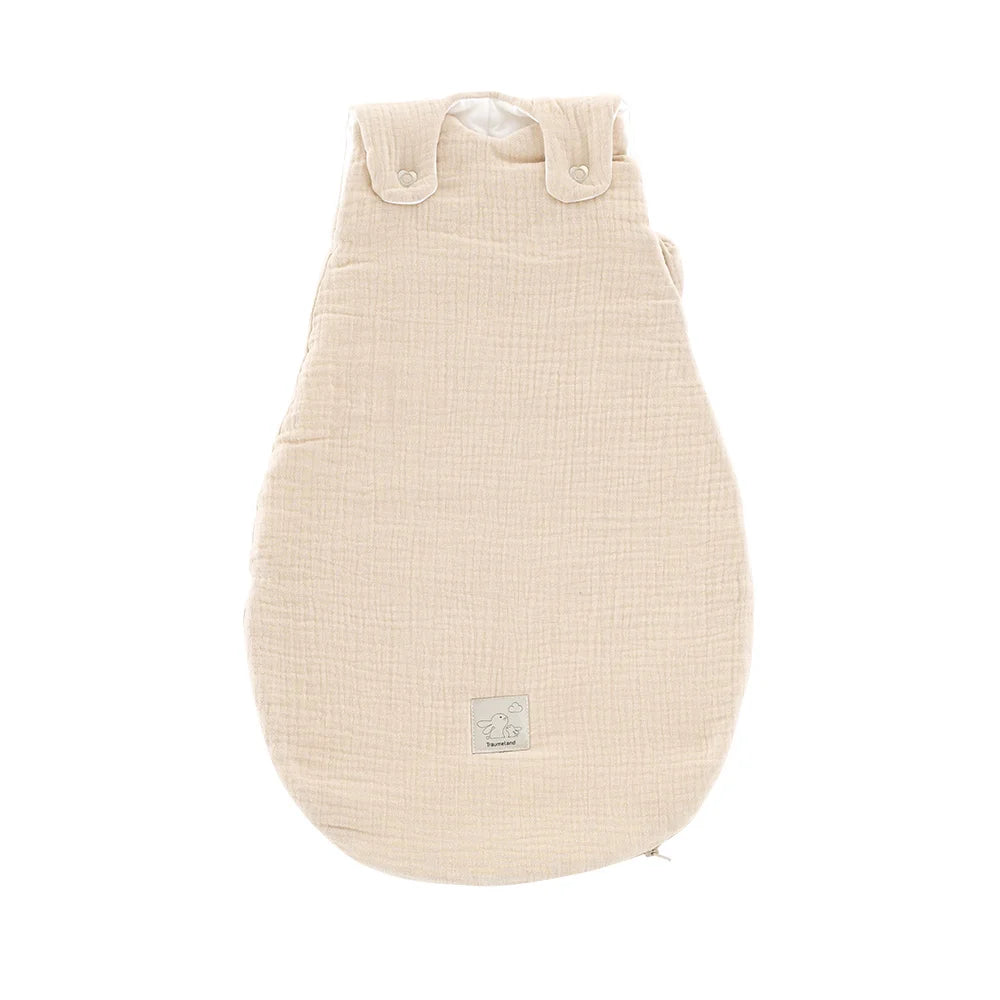 Träumeland Liebmich Musselin Ganzjahresschlafsack beige 50/56