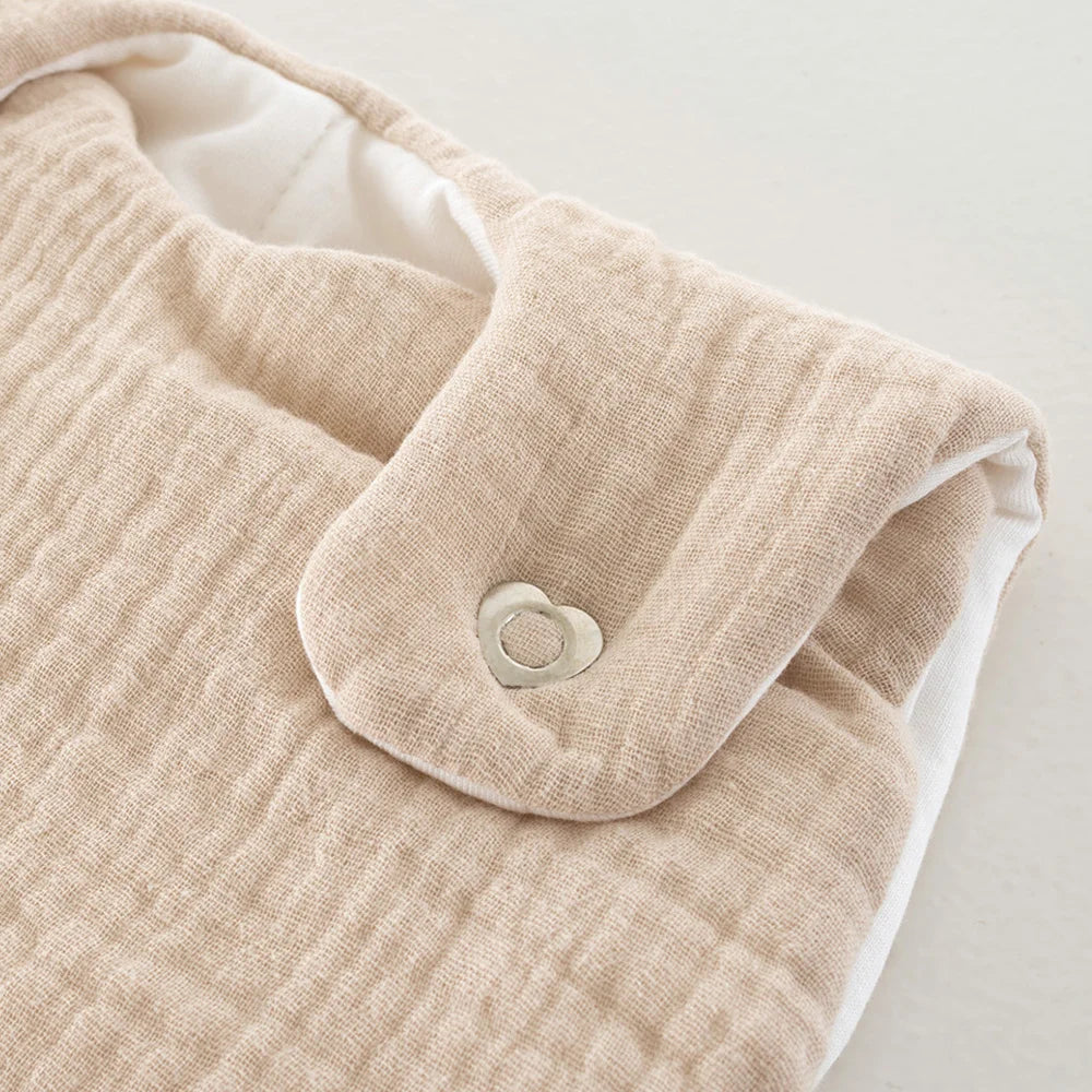 Träumeland Liebmich Musselin Ganzjahresschlafsack beige 50/56