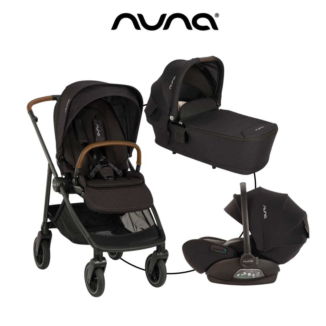 Nuna Swiv Bundle Set 3in1 Caviar inkl Arra Flex