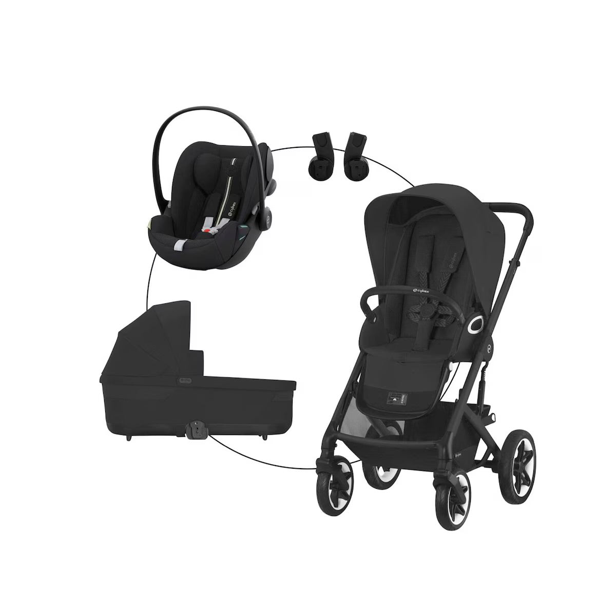 Cybex Talos S Lux Trio-Set inkl. Babyschale Cloud G i-Size