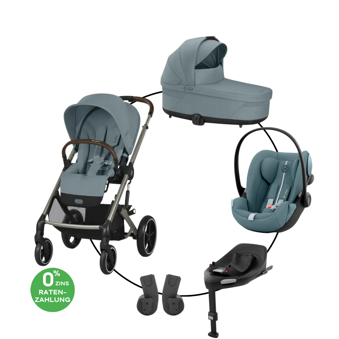 Cybex Balios S Lux Bundle 4in1 inkl. Cloud G i-Size Plus Stormy Blue