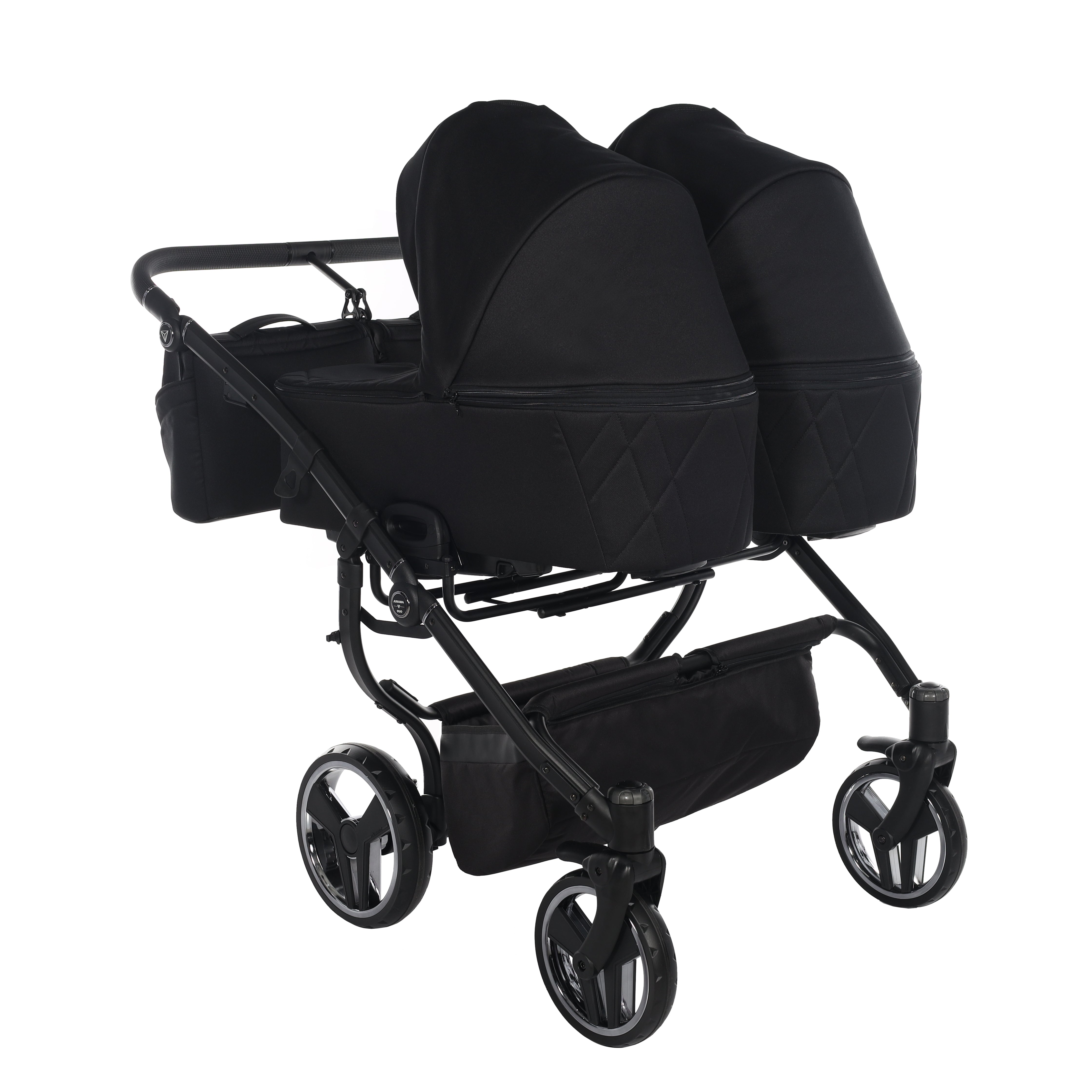 Junama AIR DUO V3 Zwillingswagen 3in1 Black