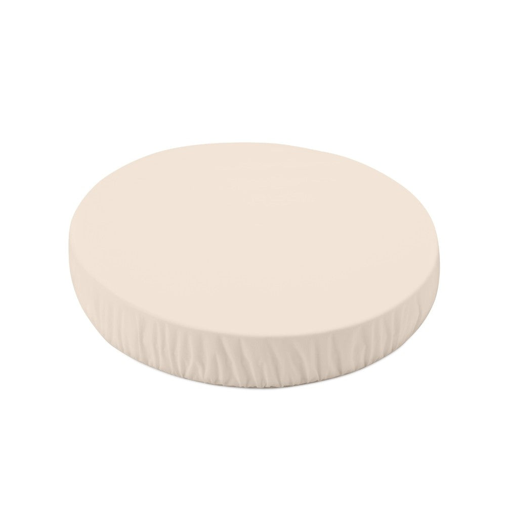 Spannbettlaken aus Baumwolle 73x73 cm – Beige Oval