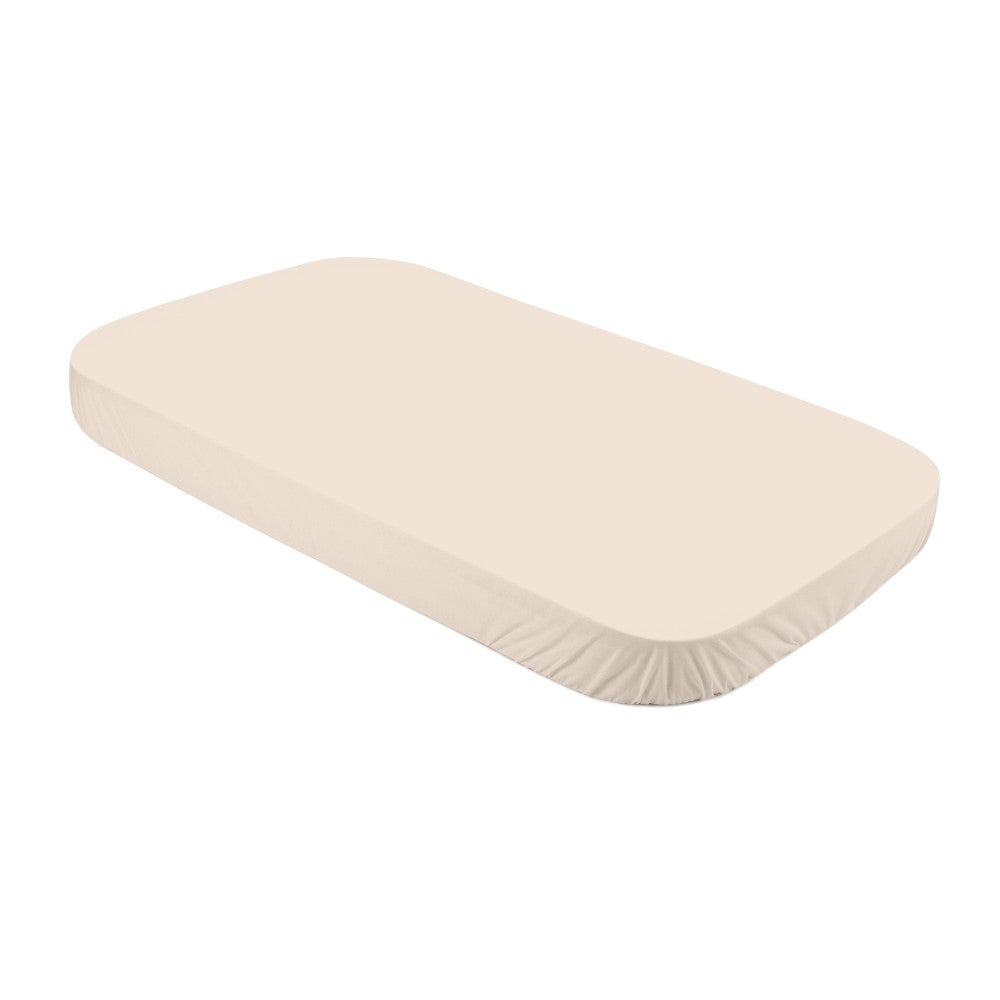 Spannbettlaken aus Baumwolle 124x73 cm – Beige Quadi