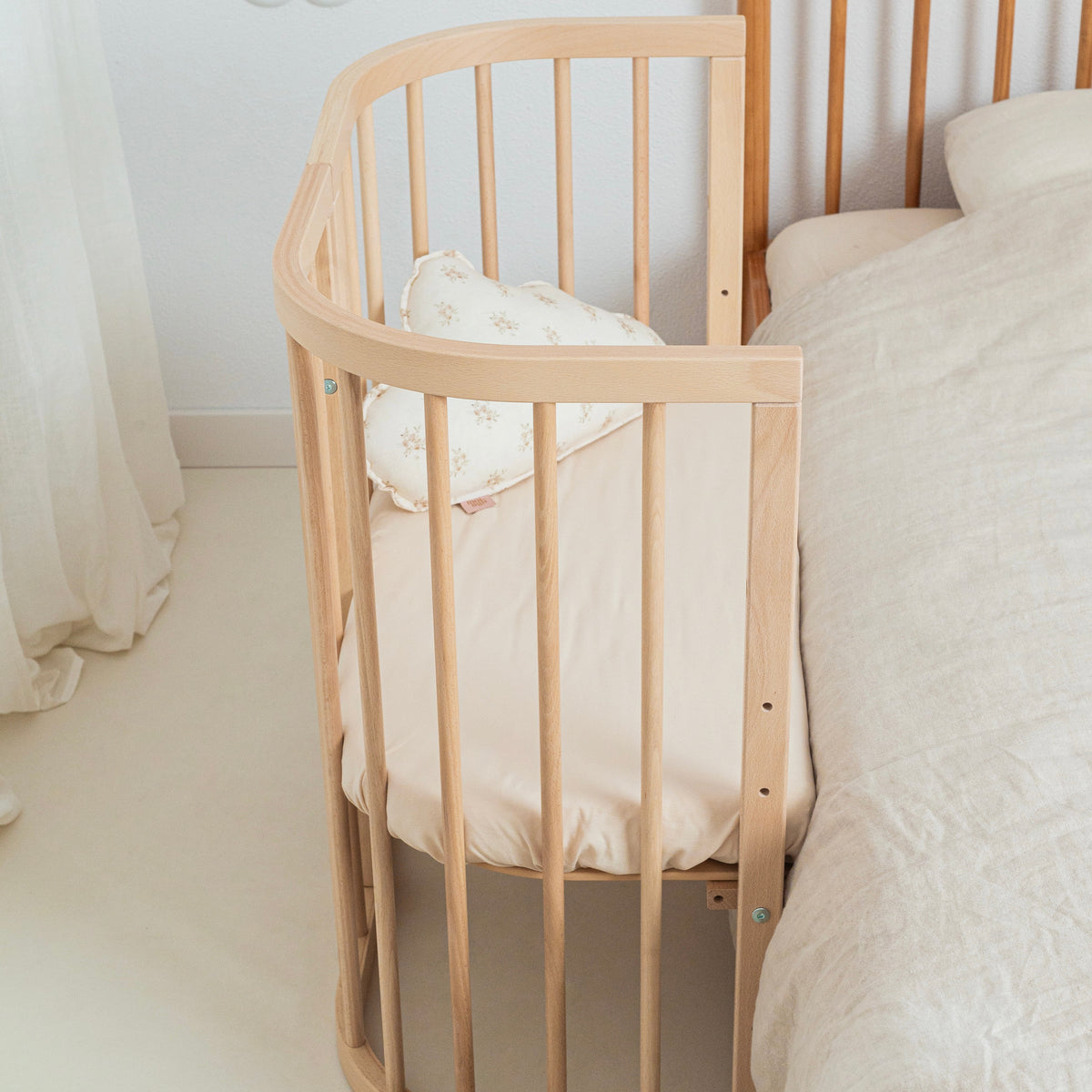 Lit Bébé 7en1 Quadi Nature – incluant Matelas