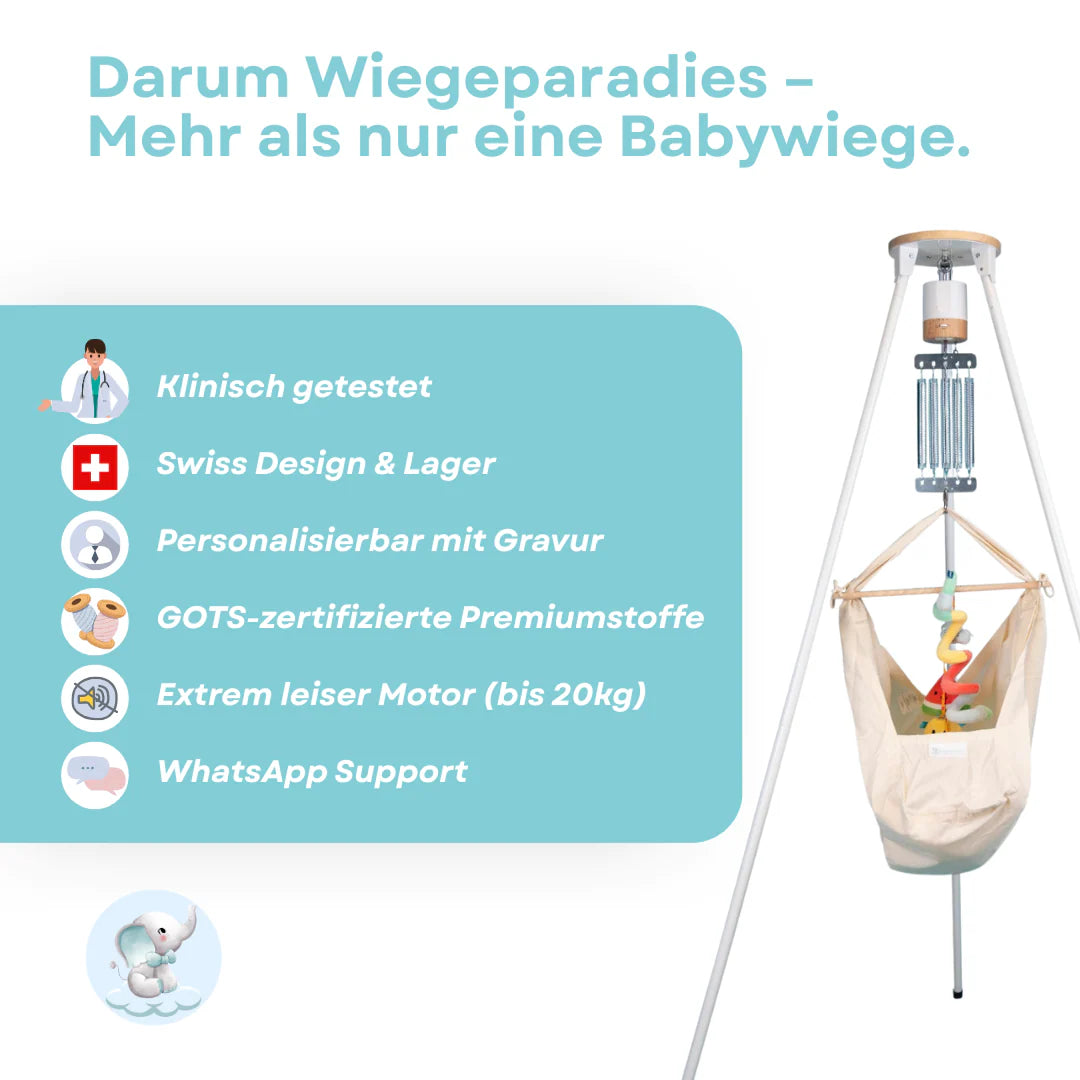 Federwiege inkl Motor - Set Sternentraum 2.0