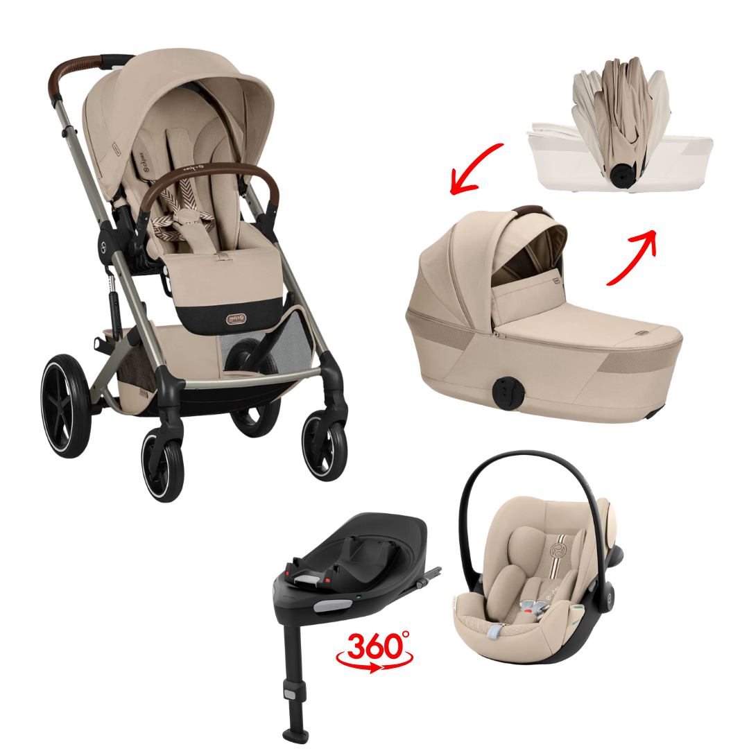 Cybex Balios S Lux Bundle-Set 4in1 almond beige