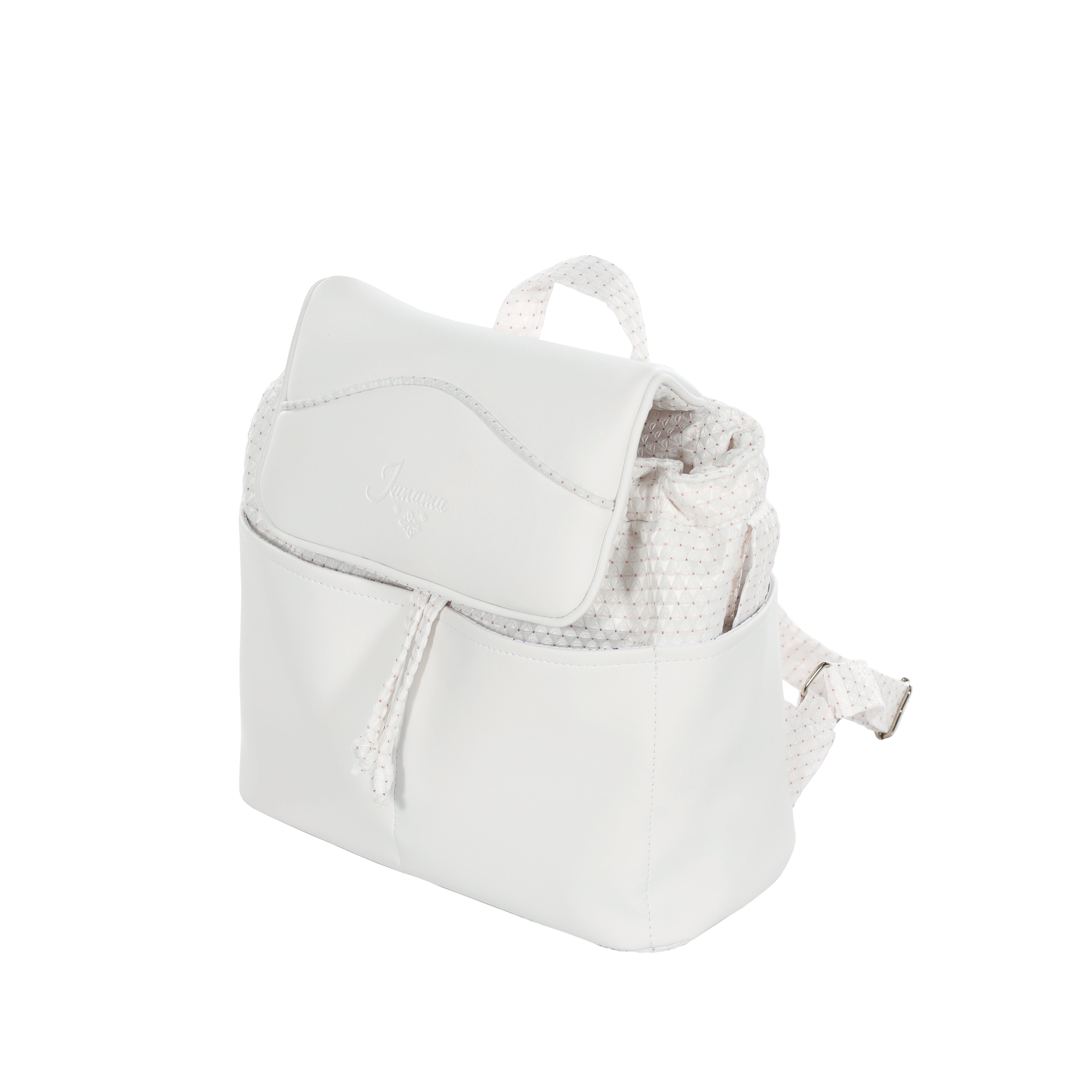 Junama Doll Pram - White Copper