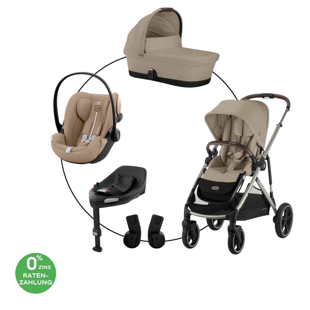 Cybex Gazelle S Bundle-Set 4in1 Almond Beige