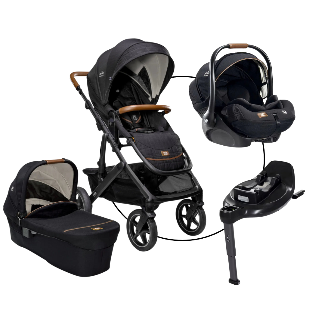 Joie Vinca Travel-Set Bundle 4in1 inkl. Babyschale i-Level Recline eclipse