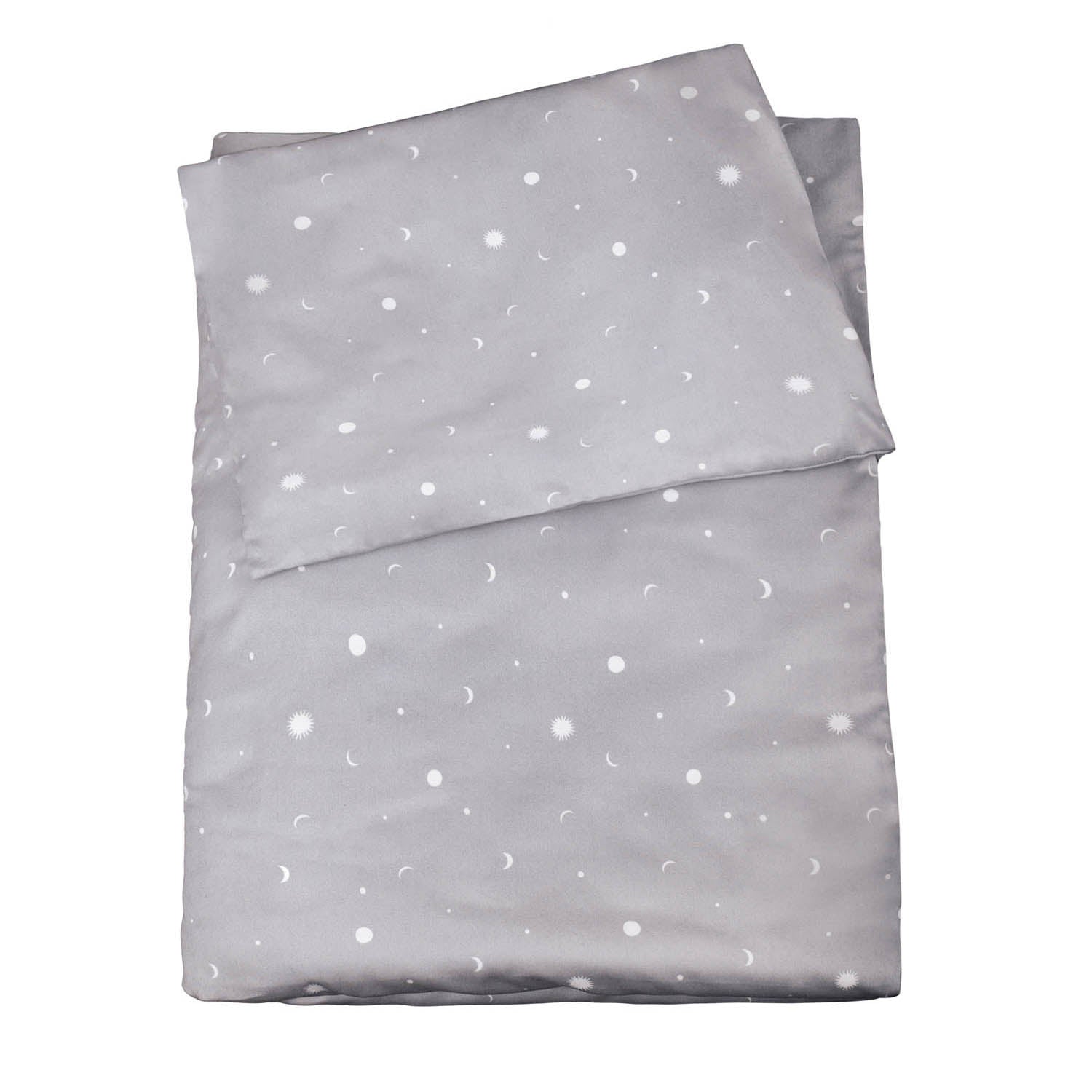 Bettwäsche + Kissenbezug Satin night Sky