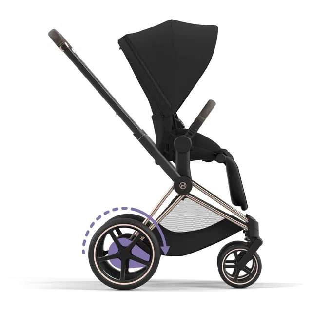 CYBEX ePriam 2.0 Rosegold Kinderwagen sepia black black
