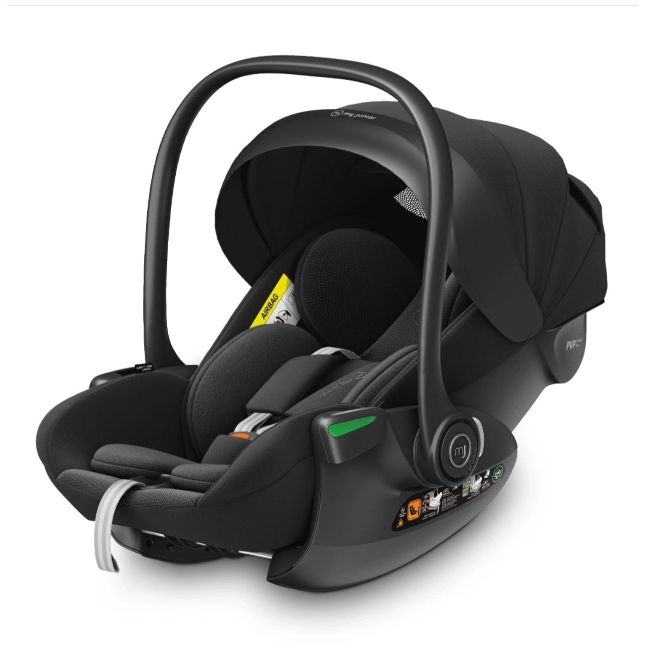 My Junior Mavi 4in1 Bundle-Set Pure Black inkl. Aura ergo i-Size