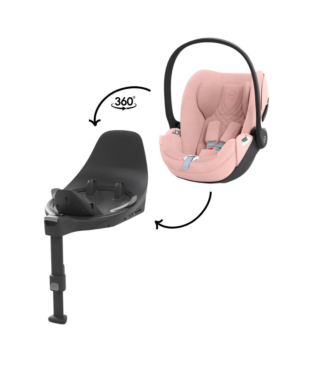 CYBEX Cloud T i-Size avec Base T Mirage Grey