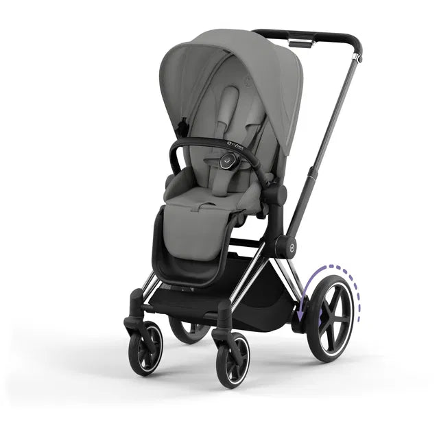 CYBEX ePriam 2.0 Chrome Black Kinderwagen cozy beige beige