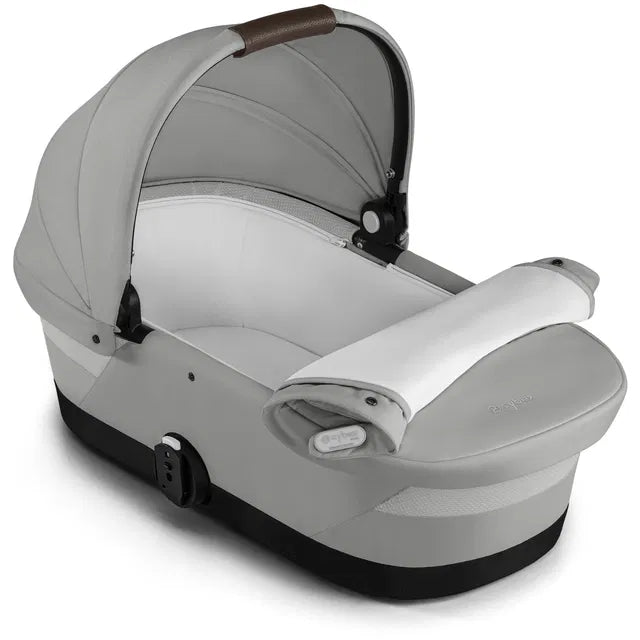 CYBEX Gazelle S Zwillingskinderwagen Bundle-Set 4in1 Stone Grey