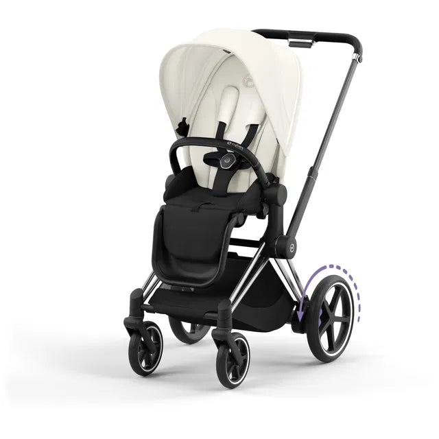 CYBEX ePriam 2.0 Chrome Black Kinderwagen cozy beige beige