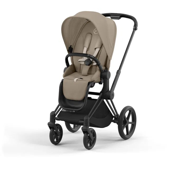 CYBEX Priam 4.0 Matt Black Kinderwagen cozy beige beige