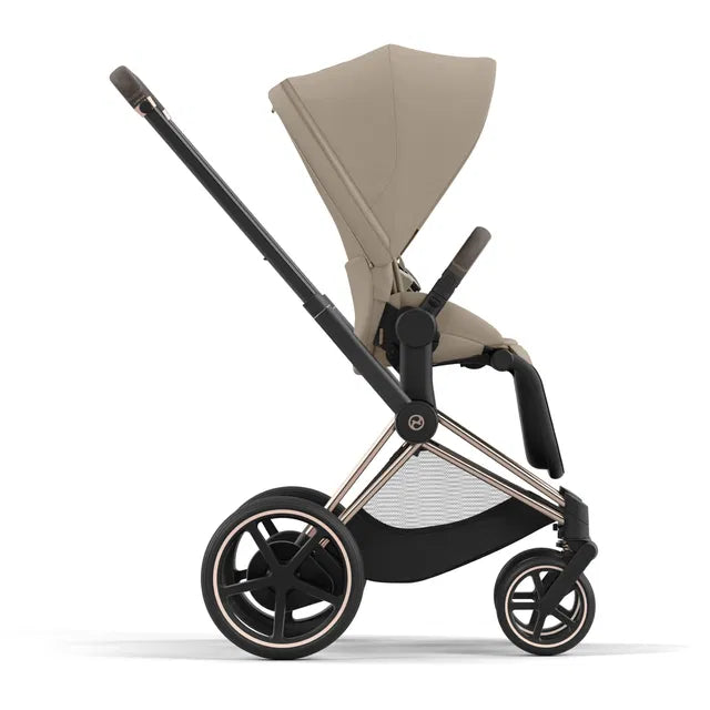 CYBEX ePriam 2.0 Rosegold Kombikinderwagen cozy beige beige