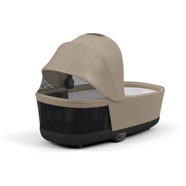 CYBEX ePriam 2.0 Matt Black Kombikinderwagen cozy beige beige