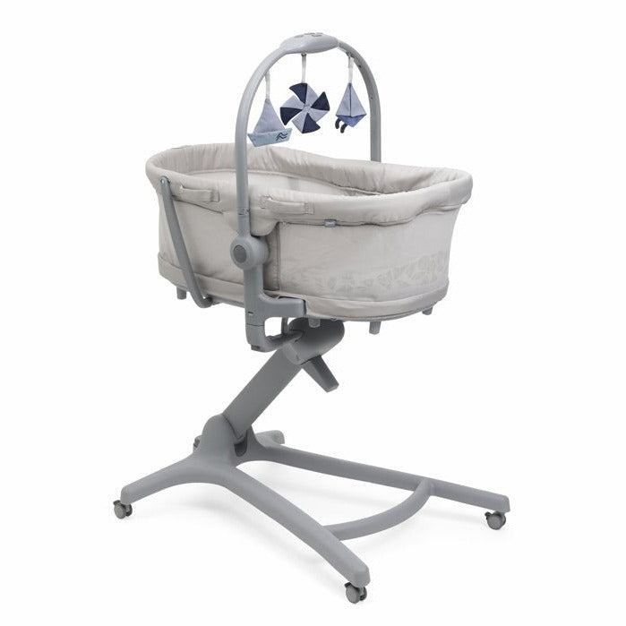 Chicco BABY HUG PRO 5-en-1 - berceau, fauteuil inclinable, chaise haute 