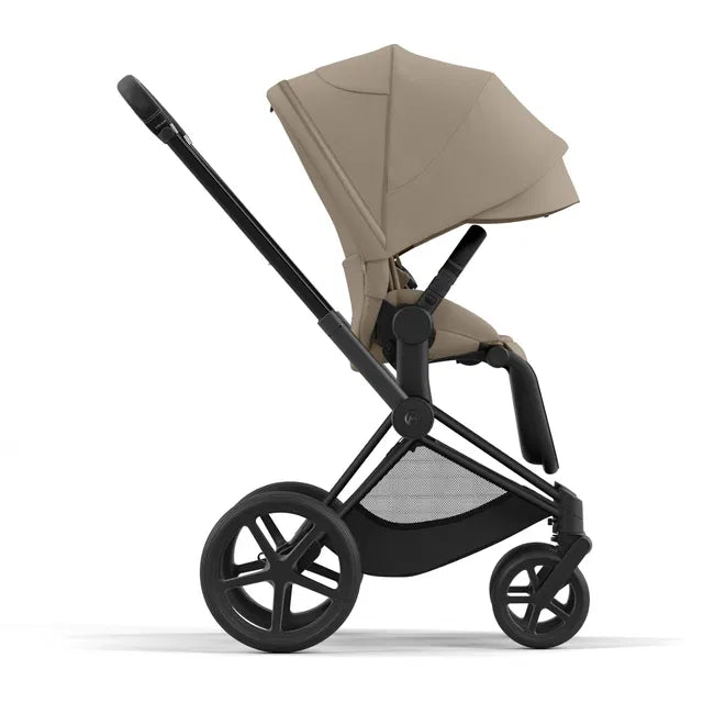 CYBEX Priam 4.0 Matt Black Kombikinderwagen cozy beige beige