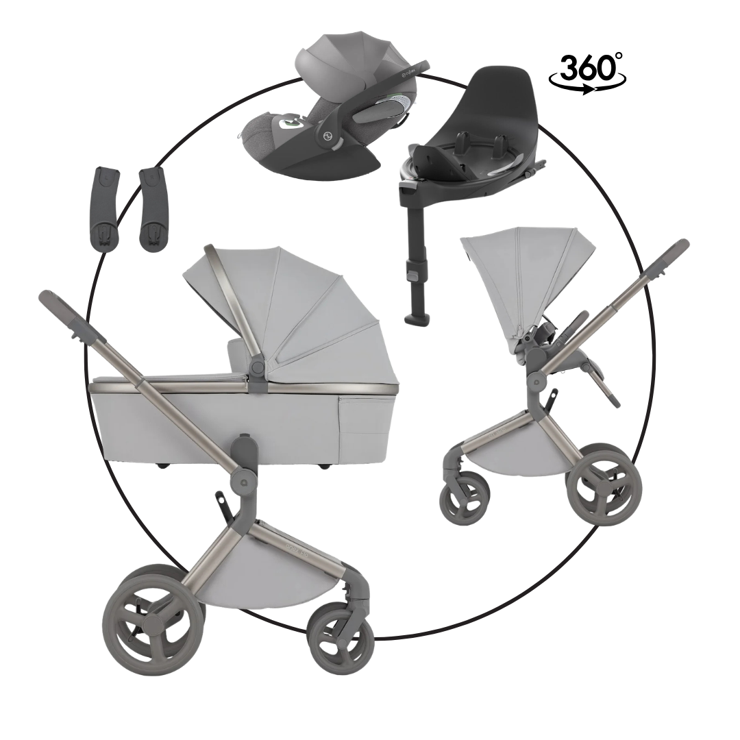 Anex Flo Browny Bundle-Set 4in1 inkl. Cloud T Babyschale & Base T