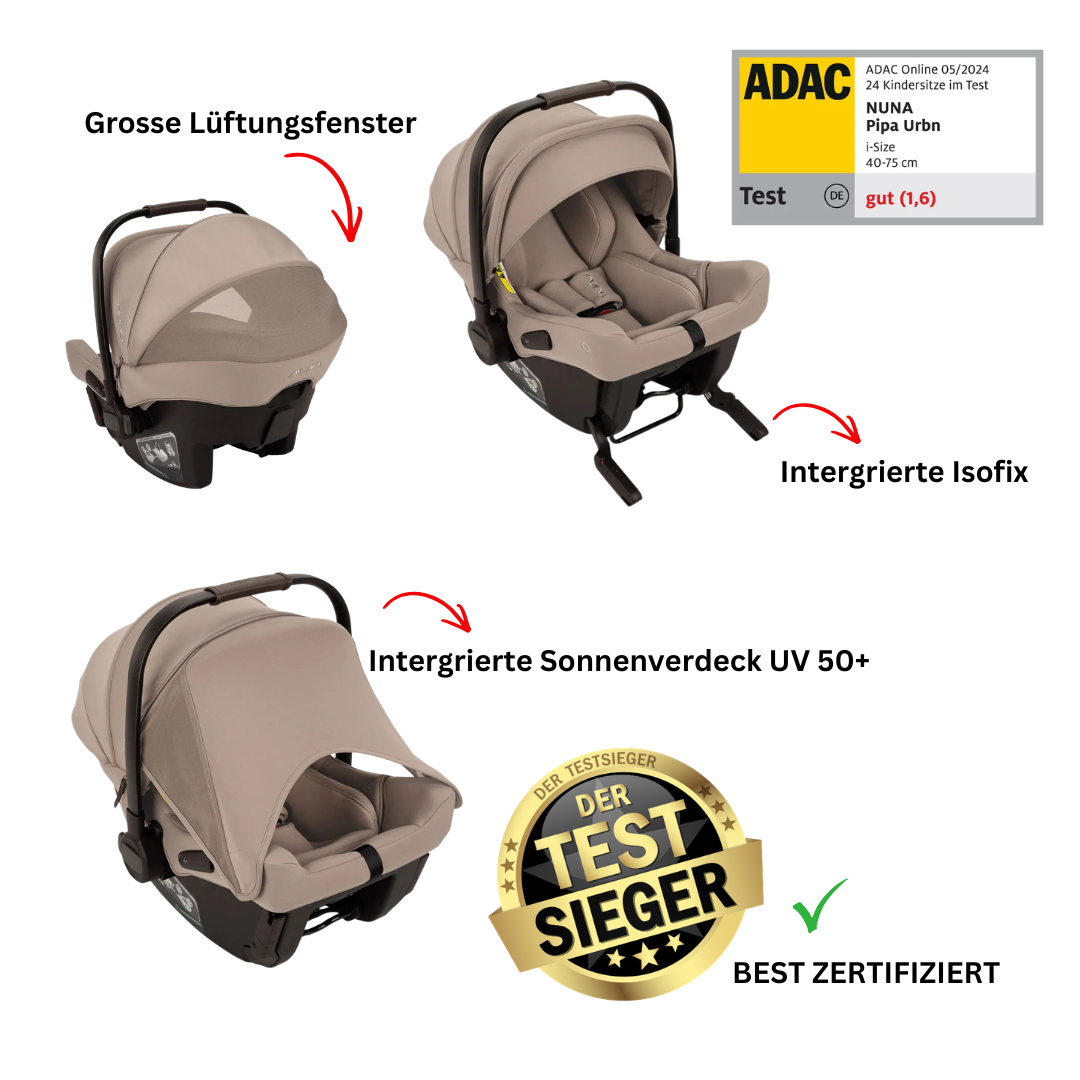 Anex Air Q Travel-Bundle 3in1 Set mit faltbarer Babywanne