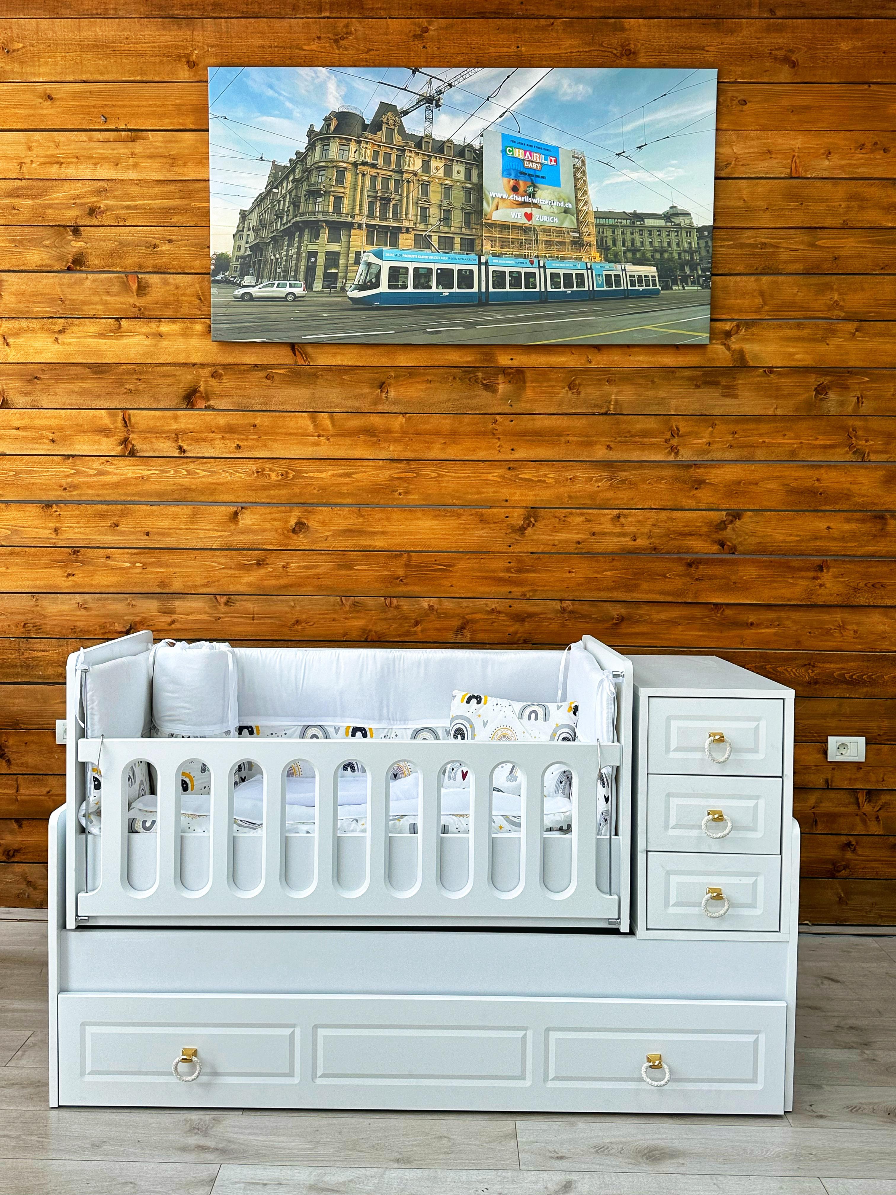 Babybett Stella Weiss