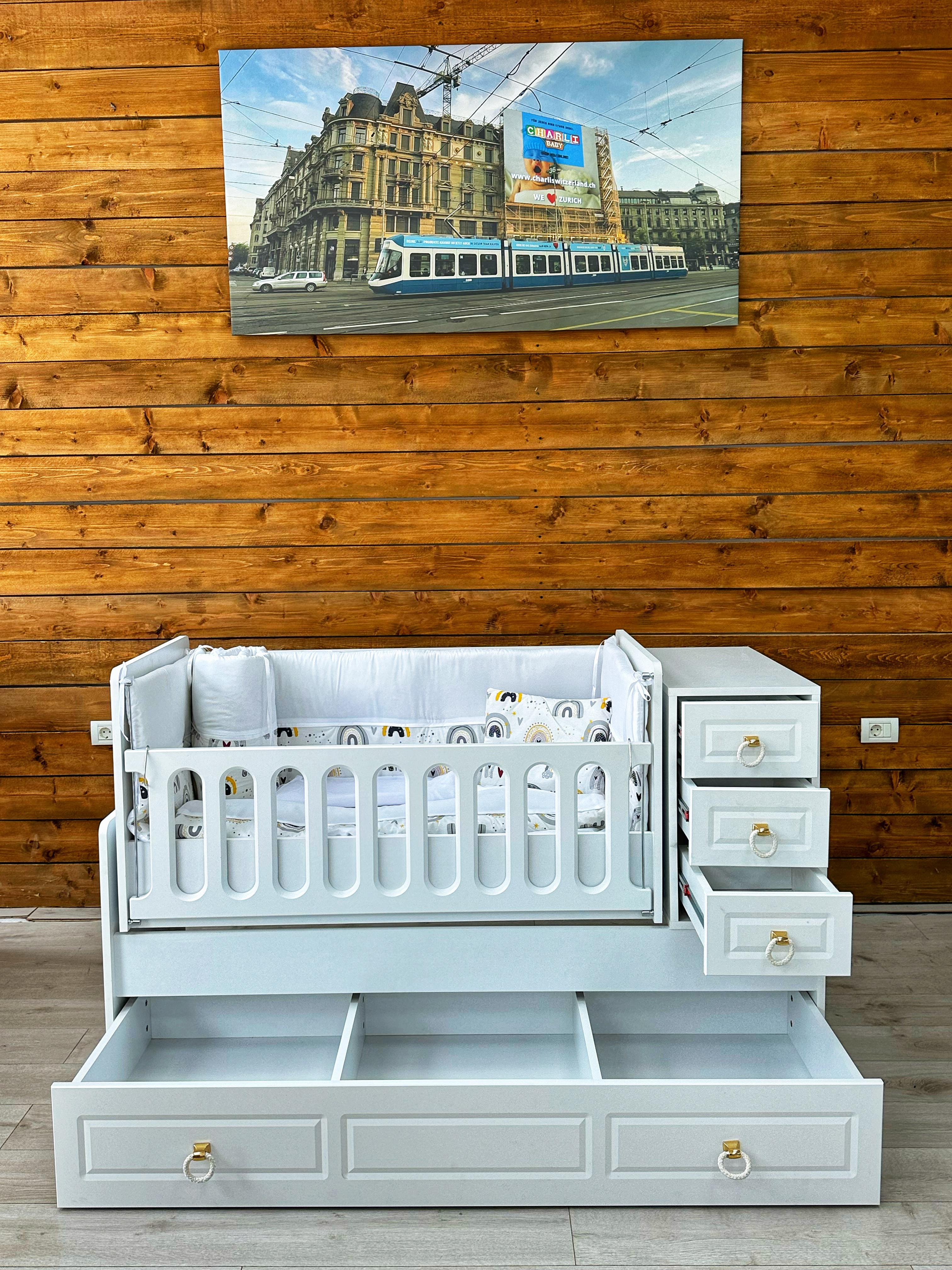Babybett Stella Weiss