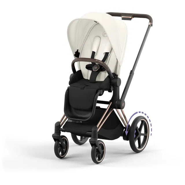 CYBEX ePriam 2.0 Rosegold Kinderwagen sepia black black