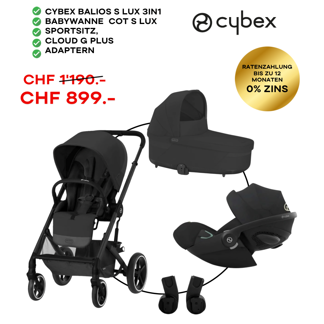 Cybex Balios S Lux Trio-Set Bundle inkl. Cloud G i-Size Plus