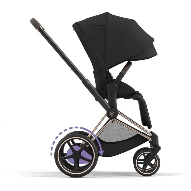 CYBEX ePriam 2.0 Rosegold Kinderwagen sepia black black