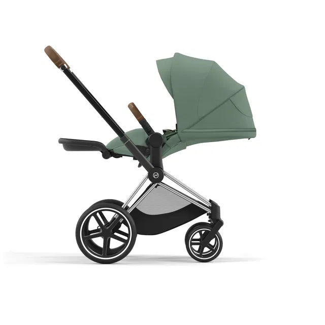 Cybex Priam Travel Bundle-Set 4in1 inkl Cloud T Plus Leaf Green/ Brown /Chrome