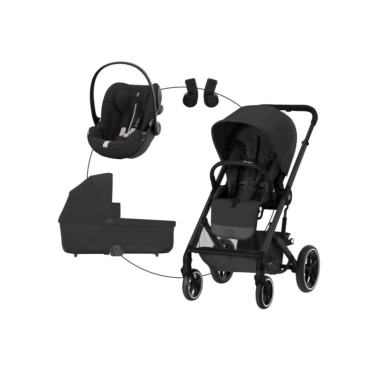 Cybex Balios S Lux Trio-Set Bundle inkl. Cloud G i-Size Plus