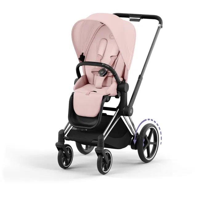 CYBEX ePriam 2.0 Chrome Black Kinderwagen cozy beige beige