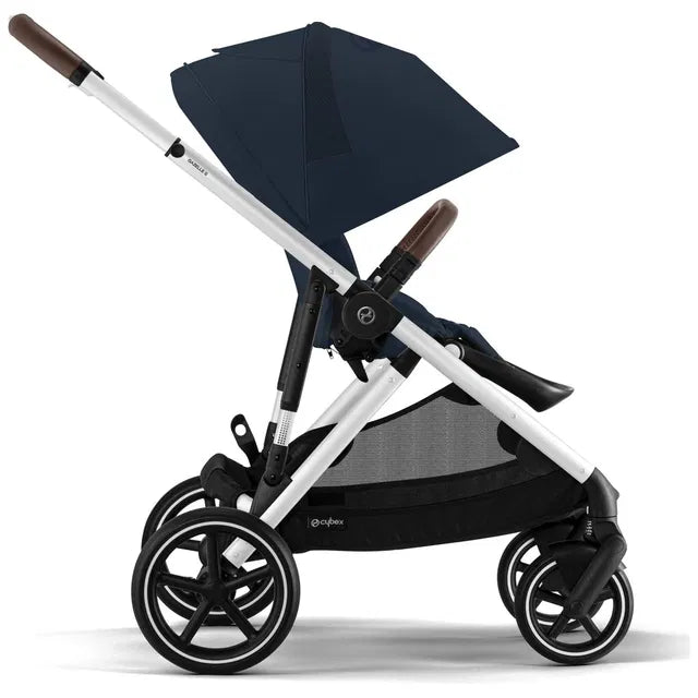 CYBEX Gazelle S Zwillingskinderwagen Bundle-Set 4in1 Navy Blue